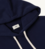 SUDADERA CAPUCHA ALGODÓN CON LOGO BORDADO AZUL
